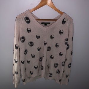 Skull Cashmere Blush/Nude Sweater